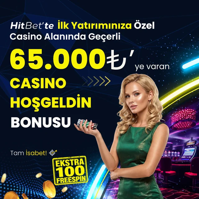 Hitbet casino salonu görünümü